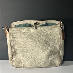Coach Cream Colored Handbag